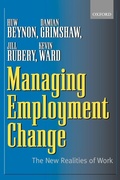 Cover: Managing Employment Change - Oxford University Press