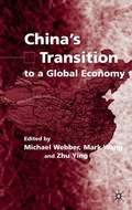 Cover: China's Transition to a Global Economy - Palgrave Macmillan