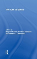 Cover: The Turn to Ethics - Routledge