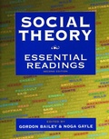 Cover: Social Theory - Oxford University Press, Canada