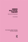 Cover: Greek Political Theory (Routledge Library Editions: Political Science Volume 18) - Routledge
