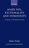Cover: Anais Nin, Fictionality and Femininity - Oxford University Press