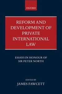 Enlarge image Cover: Reform and Development of Private International Law - Oxford University Press