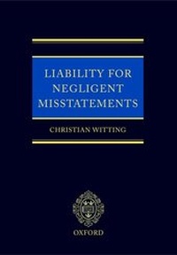 Enlarge image Cover: Liability for Negligent Misstatements - Oxford University Press