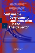 Cover: Sustainable Development and Innovation in the Energy Sector - Springer