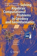 Cover: Solving Algebraic Computational Problems in Geodesy and Geoinformatics - Springer