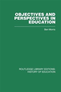 Enlarge image Cover: Objectives and Perspectives in Education - Routledge