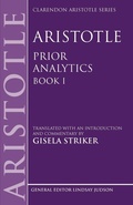 Cover: Aristotle's Prior Analytics book I - Oxford University Press