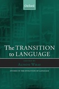 Cover: The Transition to Language - Oxford University Press