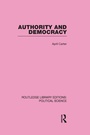 Cover: Authority and Democracy - Routledge
