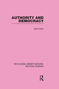 Enlarge image Cover: Authority and Democracy - Routledge