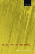 Cover: Reflections on Meaning - Oxford University Press