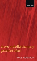Cover: From a Deflationary Point of View - Oxford University Press
