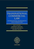 Cover: Transnational Commercial Law - Oxford University Press