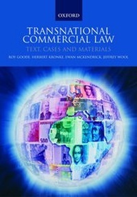 Abbildung von: Transnational Commercial Law - Oxford University Press
