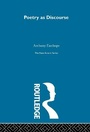 Cover: Poetry as Discourse - Routledge
