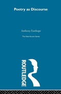 Cover: Poetry as Discourse - Routledge