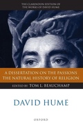 Cover: David Hume: A Dissertation on the Passions; The Natural History of Religion - Oxford University Press