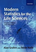 Cover: Modern Statistics for the Life Sciences - Oxford University Press