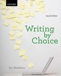 Cover: Writing by Choice - Oxford University Press, Canada