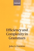 Cover: Efficiency and Complexity in Grammars - Oxford University Press
