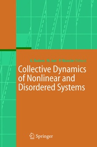 Enlarge image Cover: Collective Dynamics of Nonlinear and Disordered Systems - Springer