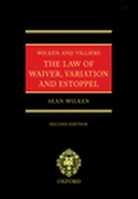 Abbildung von: The Law of Waiver, Variation and Estoppel - Oxford University Press