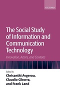 Cover: The Social Study of Information and Communication Technology - Oxford University Press