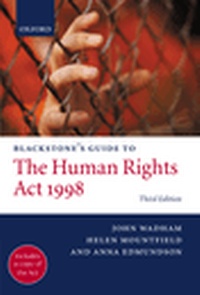 Enlarge image Cover: Blackstone's Guide to the Human Rights Act 1998 - Oxford University Press