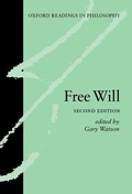 Cover: Free Will - Oxford University Press