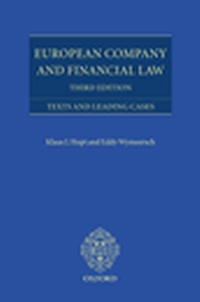 Abbildung von: European Company and Financial Law - Oxford University Press