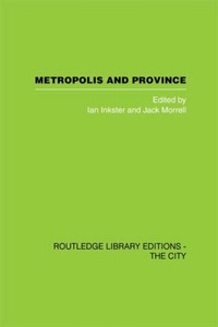 Enlarge image Cover: Metropolis and Province - Routledge
