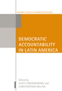 Enlarge image Cover: Democratic Accountability in Latin America - Oxford University Press