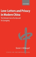 Cover: Love-Letters and Privacy in Modern China - Oxford University Press