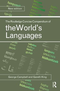 Enlarge image Cover: The Routledge Concise Compendium of the World's Languages - Routledge