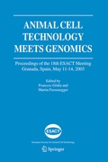 Cover: Animal Cell Technology Meets Genomics - Springer
