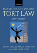 Cover: Markesinis and Deakin's Tort Law - Clarendon Press