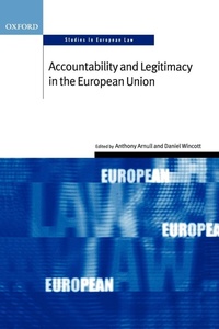 Enlarge image Cover: Accountability and Legitimacy in the European Union - Oxford University Press
