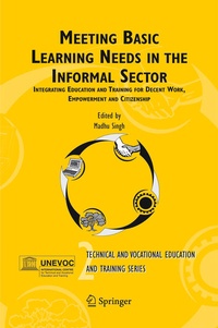 Enlarge image Cover: Meeting Basic Learning Needs in the Informal Sector - Springer