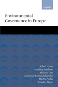 Cover: Environmental Governance in Europe - Oxford University Press