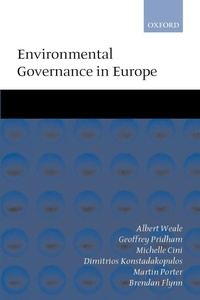 Enlarge image Cover: Environmental Governance in Europe - Oxford University Press