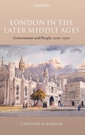 Cover: London in the Later Middle Ages - Oxford University Press