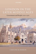 Cover: London in the Later Middle Ages - Oxford University Press