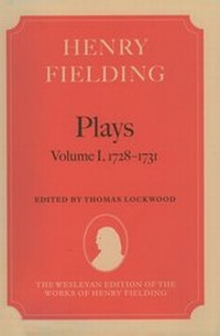 Enlarge image Cover: Henry Fielding - Plays - Oxford University Press