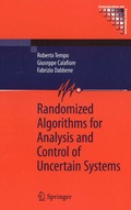 Cover: Randomized Algorithms for Analysis and Control of Uncertain Systems - Springer