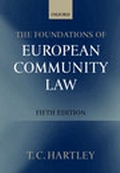 Cover: The Foundations of European Community Law - Oxford University Press