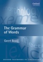 Cover: The Grammar of Words - Oxford University Press