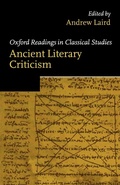 Cover: Ancient Literary Criticism - Oxford University Press