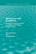 Cover: Democracy and Capitalism - Routledge