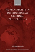 Cover: Human Rights in International Criminal Proceedings - Oxford University Press